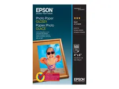 Epson - Blank - 102 x 152 mm - 200 g/m&#178; - 500 ark fotopapir for EcoTank ET-2750, 2751, 2756, 2850, 2851, 2856, 4750, 4850; Expression Home HD XP-15000