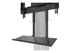 Neomounts PLASMA-M2KEYB - Monteringskomponent (hylle) for notebook - svart - for Neomounts PLASMA-W2500; NewStar PLASMA-M2500