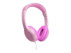 Celly KidsBeat - Hodetelefoner on-ear - kablet - 3,5 mm jakk - rosa