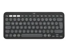 Logitech Pebble Keys 2 K380s - Tastatur - tr&#229;dl&#248;s Bluetooth LE - QWERTY - Nordisk (dansk/finsk/norsk/svensk) - tonalhvit