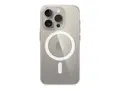 Apple - Baksidedeksel for mobiltelefon MagSafe-samsvar - polykarbonat - blank - for iPhone 15 Pro
