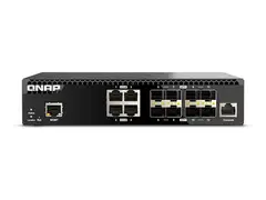 QNAP QSW-M3212R-8S4T - Switch - Styrt 4 x 100/1000/2.5G/5G/10GBase-T + 8 x 10Gb Ethernet SFP+ - rackmonterbar