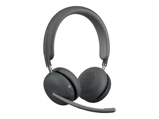 Logitech Zone Wireless 2 - Hodesett on-ear - Bluetooth - tr&#229;dl&#248;s - aktiv st&#248;ydemping - USB-C via Bluetooth-adapter - grafitt - Certified for Microsoft Teams