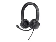 Trust HS-201 - Hodesett - on-ear - kablet USB-A - svart