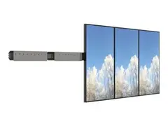 HI-ND VIDEO ROW - Monteringssett (veggmontering) for flatpanel - portrett - skjermst&#248;rrelse: 50&quot;