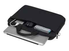 DICOTA Top Traveller Wireless Mouse Kit Notebookb&#230;reveske - 15.6&quot; - svart - med tr&#229;dl&#248;s optisk mus