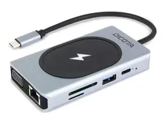 DICOTA - dokkingstasjon - USB-C VGA, HDMI