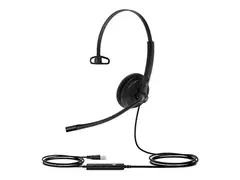 Yealink UH34 Mono - Hodesett - on-ear kablet - USB - svart - UC-sertifisert