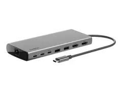 Belkin CONNECT 8-in-1 Dual Display Core Hub dokkingstasjon - USB-C - 2 x HDMI - 1GbE