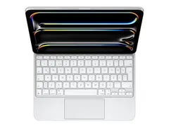 Apple Magic Keyboard - Tastatur og folioveske med styrepute - bakbelysning - Apple Smart connector - QWERTY - Tyrkisk - hvit