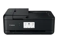 Canon PIXMA TS9550A - Multifunksjonsskriver farge - ink-jet - A4 (210 x 297 mm), Legal (216 x 356 mm) (original) - A3 (medie) - opp til 15 ipm (trykking) - 200 ark - USB 2.0, LAN, Wi-Fi(n) - svart