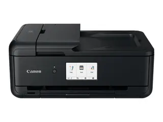 Canon PIXMA TS9550A - Multifunksjonsskriver farge - ink-jet - A4 (210 x 297 mm), Legal (216 x 356 mm) (original) - A3 (medie) - opp til 15 ipm (trykking) - 200 ark - USB 2.0, LAN, Wi-Fi(n) - svart