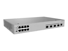 Huawei eKitEngine S220 Series S220-8P4S Switch - Styrt - 8 x 10/100/1000 (PoE+) + 4 x 1 Gigabit SFP - front til side luftstr&#248;m - rackmonterbar - PoE+ (125 W)