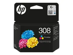 HP 308 - Cyan, magenta, gul - original boks - blekkpatron