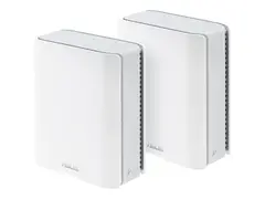 ASUS ZenWiFi BT10 - Wi-Fi-system - (2 rutere) inntil 6000 kvadratfot - maske 10GbE, 5GbE, 2.5GbE, Wi-Fi 7 - Wi-Fi 7 - Multib&#229;nd