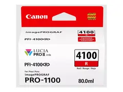 Canon PFI-4100 R - 80 ml - r&#248;d original - hengeboks - blekkbeholder - for imagePROGRAF PRO-1100