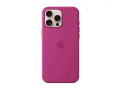 Apple - Baksidedeksel for mobiltelefon MagSafe-samsvar - silikon - Fuchsia - for iPhone 16 Pro Max