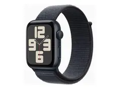 Apple Watch SE (GPS) - 2. generasjon 44 mm - midnattsaluminium - smartklokke med sportssl&#248;yfe - myk dobbeltlagsnylon - ink - h&#229;ndleddst&#248;rrelse: 130-200 mm - 32 GB - Wi-Fi 4, Bluetooth - 32.9 g