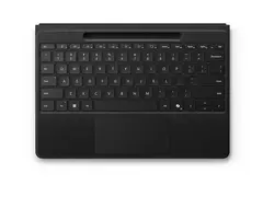 Microsoft Surface Pro Flex Keyboard - Tastatur med styreplate, akselerometer, lagrings- og ladebakke for Surface Slim Pen 2 - bakbelysning - tr&#229;dl&#248;s - Bluetooth LE - AZERTY - Fransk - svart