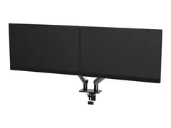 AOC AM420B - Monteringssett (klemme, kausemontering, skjermarm, gassfj&#230;r) for 2 LCD/plasma-paneler - simple and sleek - aluminiumslegering - svart - skjermst&#248;rrelse: 17&quot;-34&quot; - skrivebordsmonterbar