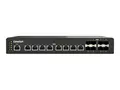 QNAP QSW-IM3216-8S8T - Switch - Styrt 8 x 10 Gigabit SFP+ + 8 x 100/1000/2.5G/5G/10GBase-T - rackmonterbar, veggmonterbar - for QNAP CAB-DAC30M-SFPP-DEC01, CAB-DAC30M-SFPP-DEC02, CAB-DAC50M-SFPP, TRX-10GITSFPP-SR