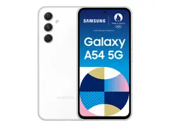 2nd-A Galaxy A54 5G 128GB White A-grade | Brukt | 2 &#229;rs garanti