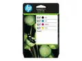 HP 937 - 4-pack - svart, cyan, magenta, gul original - blekkpatron - for P/N: 403X8B#ABF, 5A0S0C