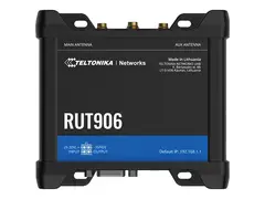 Teltonika RUT906 - Tr&#229;dl&#248;s ruter WWAN 3-portssvitsj - RS-232, RS-485 - Wi-Fi - 2,4 GHz - 3G, 4G, 2G - DIN-skinnemonterbar