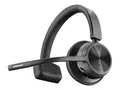 Poly Voyager 4310-M - Voyager 4300 UC series hodesett - on-ear - Bluetooth - tr&#229;dl&#248;s, kablet - USB-C - svart - Certified for Microsoft Teams