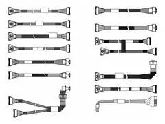 LENOVO ISG ThinkSystem SR650 V3 2.5inc Chassis Front BP1 Gen5 NVMe Cable Kit