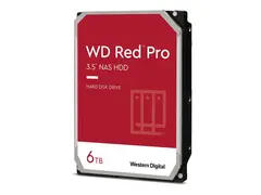 WD Red Pro WD6005FFBX - Harddisk - 6 TB - intern 3.5&quot; - SATA 6Gb/s - 7200 rpm - buffer: 256 MB