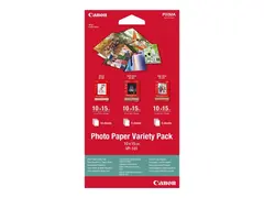 Canon Variety Pack VP-101 - 100 x 150 mm 15 ark fotopapirsett for PIXMA MG2550, MG3550, MG3650, MG5750, MG5751, MG6450, MG6850, MG7150, MG7750, MG7751