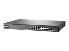 HPE Aruba 2930F 24G PoE+ 4SFP - Switch L3 - Styrt - 24 x 10/100/1000 (PoE+) + 4 x Gigabit SFP (opplink) - rackmonterbar - PoE+ (370 W)