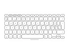 Logitech Keys-To-Go 2 - Tastatur b&#230;rbar - tr&#229;dl&#248;s - Bluetooth LE - blekgr&#229;