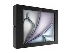 Compulocks iPad Air M2 11&quot; (2024), Apex Secured Enclosure Wall Mount Innhegning - for nettbrett - glass mount, space - l&#229;sbar - h&#248;yverdig aluminium - svart - skjermst&#248;rrelse: 11&quot; - monteringsgrensesnitt: 100 x 100 mm - veggmonterbar