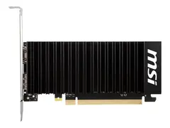 MSI GeForce GT 1030 2GHD4 LP OC - Grafikkort GF GT 1030 - 4 GB DDR4 - PCI Express 3.0 x16 (x4-modus) lav profil - HDMI, DisplayPort - uten vifte