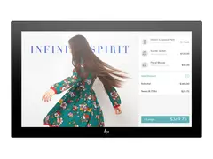 HP Engage 14t - No Stand - kundeskjerm 14&quot; - ber&#248;ringsskjerm - 1920 x 1080 Full HD (1080p) @ 60 Hz - VA - 400 cd/m&#178; - 800:1 - 25 ms - USB-C - h&#248;yttalere