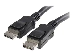 StarTech.com DisplayPort Cable 1 ft - with Latches - Short DP Cable - 4K DisplayPort to DisplayPort Cable - DisplayPort 1.2 Cable (DISPLPORT1L) - DisplayPort-kabel - DisplayPort (hann) til DisplayPort (hann) - 30 cm - l&#229;st, formst&#248;pt - svart - for P/N: CDP2DP14B, DVI2DP2, MST14DP123DP, SV211DPUA4K, SV431DPDDUA2, SV431DPUA2, USB32DP24K60