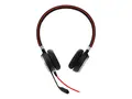 Jabra Evolve 40 Stereo - Hodesett - on-ear erstatning - kablet