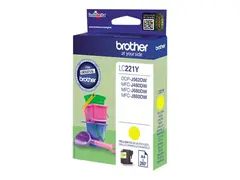 Brother LC221Y - Gul - original blekkpatron - for Brother DCP-J562DW, MFC-J480DW, MFC-J680DW, MFC-J880DW