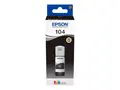 Epson EcoTank 104 - 65 ml - svart - original blekkbeholder - for EcoTank ET-14100, 1810, 2721, 2810, 2811, 2812, 2814, 2815, 2820, 2821, 2825, 2826, 4800