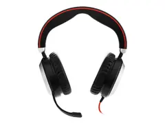 Jabra Evolve 80 Stereo Replacement Hodesett - full st&#248;rrelse - kablet - aktiv st&#248;ydemping - 3,5 mm jakk - for Evolve 80 MS stereo, 80 UC stereo