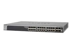 NETGEAR Smart XS728T - Switch - L3 Lite - smart 24 x 10GBase-T + 4 x 10 Gigabit SFP+ - stasjon&#230;r, rackmonterbar