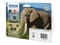 Epson 24XL Multipack - 6-pack - XL - svart, gul, cyan, magenta, lys magenta, lys cyan original - blekkpatron - for Expression Photo XP-55, XP-750, XP-760, XP-850, XP-860, XP-950, XP-960, XP-970