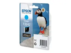 Epson T3242 - 14 ml - cyan - original blekkpatron - for SureColor P400, SC-P400