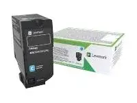 Lexmark - Cyan - original - tonerpatron LCCP, LRP, Lexmark Corporate for Lexmark CS720de, CS720dte, CS725de, CS725dte, CX725de, CX725dhe, CX725dthe