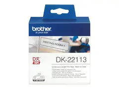 Brother DK-22113 - Blank - Rull (6,2 cm x 15,2 m) film for Brother QL-1050, 1060, 1110, 500, 550, 560, 570, 580, 600, 650, 700, 710, 720, 820