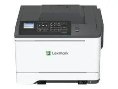 Lexmark CS521dn - Skriver - farge - Dupleks laser - A4/Legal - 1200 x 1200 dpi - inntil 33 spm (mono) / inntil 33 spm (farge) - kapasitet: 250 ark - USB 2.0, Gigabit LAN, USB 2.0 vert