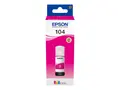 Epson EcoTank 104 - 65 ml - magenta - original blekkbeholder - for EcoTank ET-14100, 1810, 2721, 2810, 2811, 2812, 2814, 2815, 2820, 2821, 2825, 2826, 4800