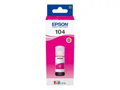 Epson EcoTank 104 - 65 ml - magenta - original blekkbeholder - for EcoTank ET-14100, 1810, 2721, 2810, 2811, 2812, 2814, 2815, 2820, 2821, 2825, 2826, 4800